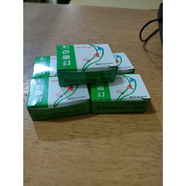 

paku pines warna / color drawing pin / push pin warna / drawing pin warna