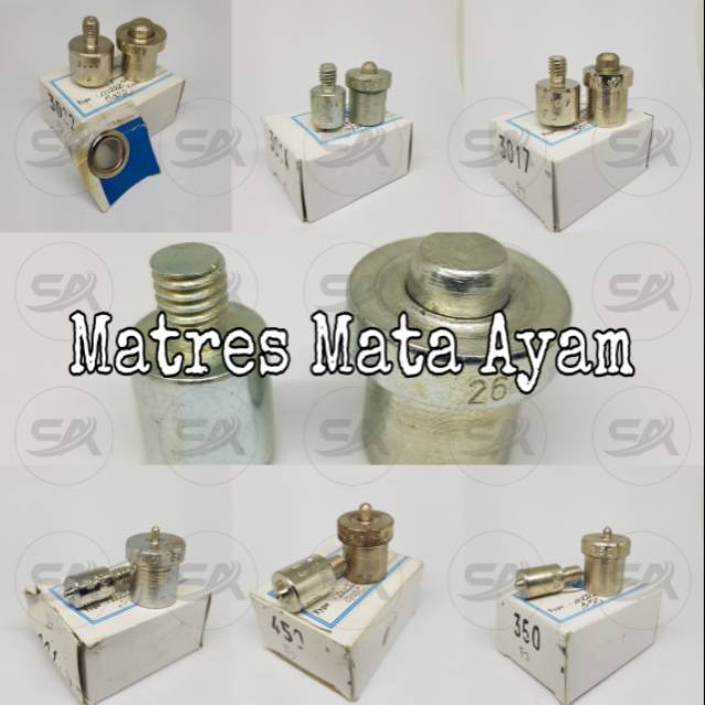 MATRES MATA AYAM / MOLDING / ALAT PASANG MATA AYAM