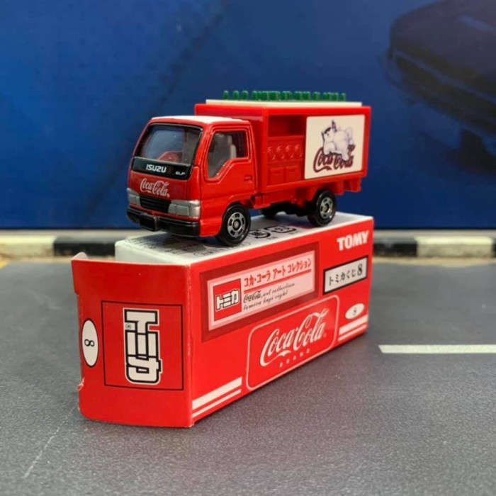 Tomica Kuji 8 Coca Cola Art Collection Route Truck Polar Bear China