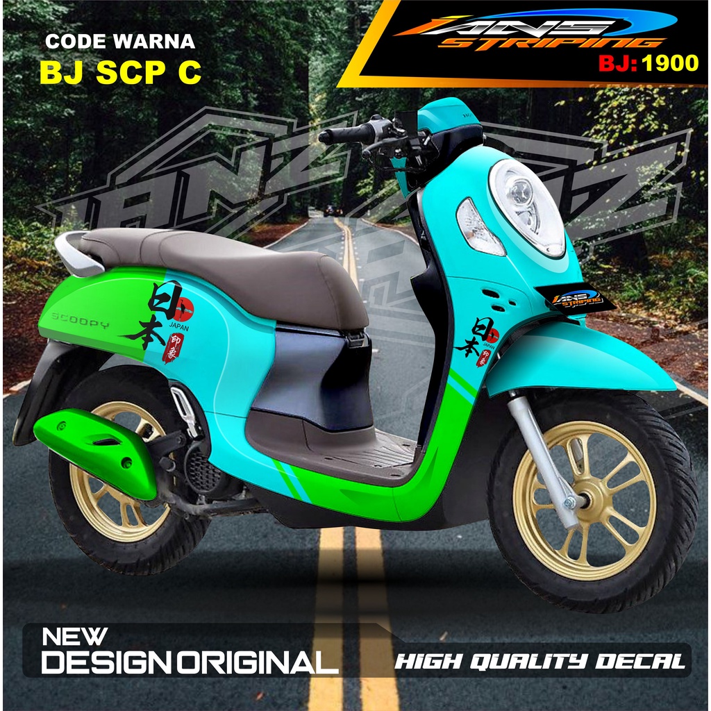 VARIASI STICKER FULL BODY SCOOPY / STICKER ALL NEW SCOOPY / STIKER FULL BODY SCOOPY TERMURAH / STIKER MOTOR SCOOPY / STIKER MOTOR