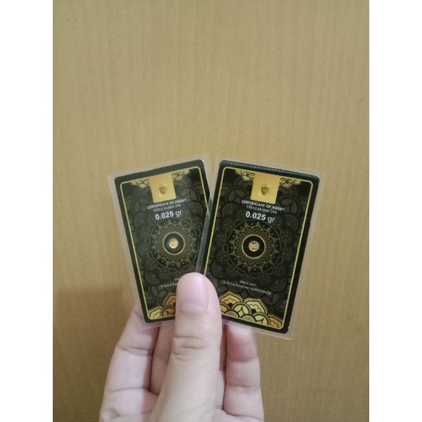 Jual EMAS LOGAM MULIA 0,025 GRAM MINIGOLD BLACK SERIES Shopee Indonesia