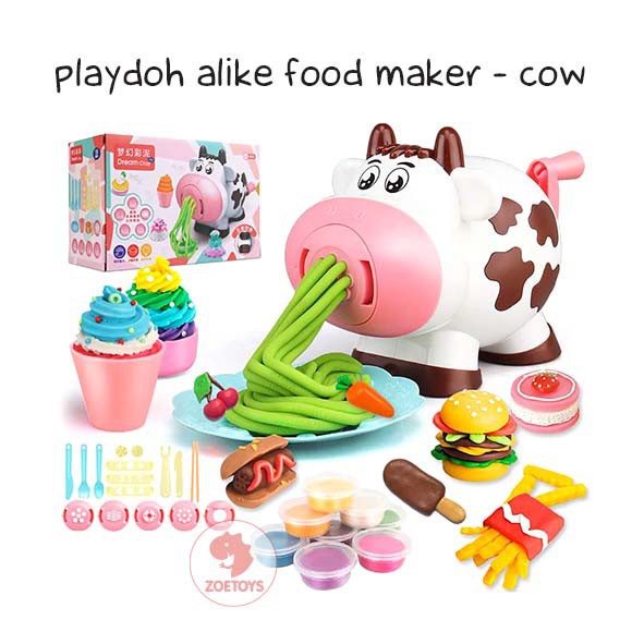 Zoetoys Playdoh Alike Food Maker | Mainan Lilin Anak | Playdough Fun Play Doh Noodle | Pretend Play | Cari Kado | Cari Kado Natal