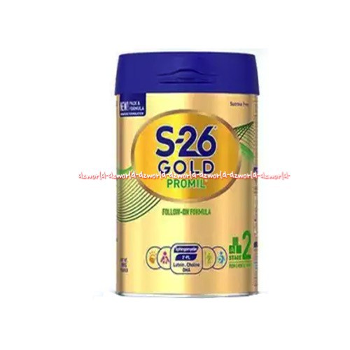 S-26 Promil Gold Tahap 2 Susu Formula 900gr Untuk usia Bayi 6-12 Bulan Kemasan Kaleng