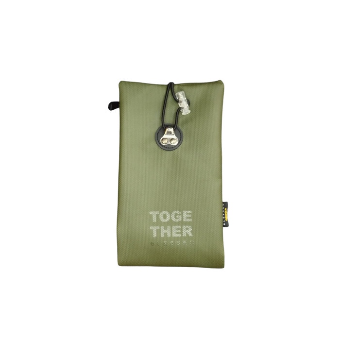 tas hp wanita Dompet Leher HP Wanita Pria Waterproof Premium Tas Gantung Leher Sako - Army K1S0 BAYA