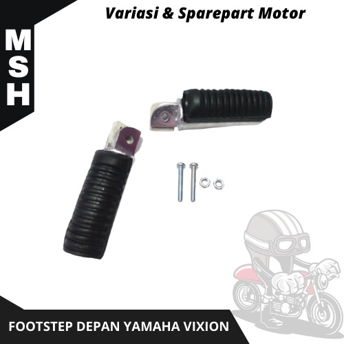 Footstep Depan Vixion Pijakan Kaki Bagian Depan Satu Set MSH Variasi Motor