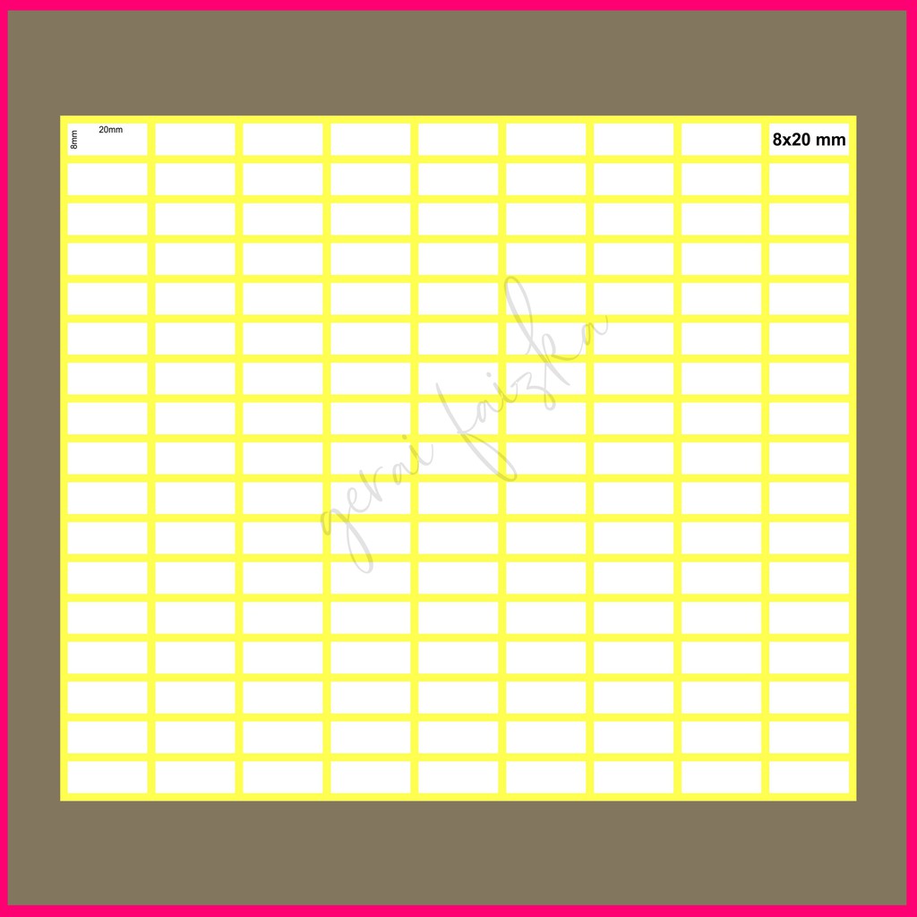 

0,8X2 cm LABEL STICKER 112/LABEL UNDANGAN