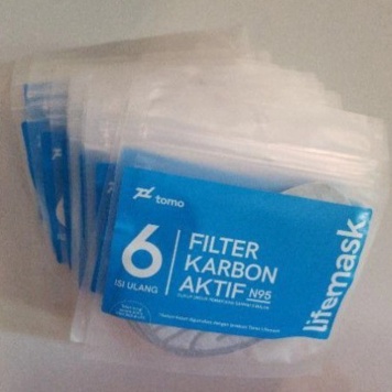 Dijual refill filter masker tomo lifemask Limited