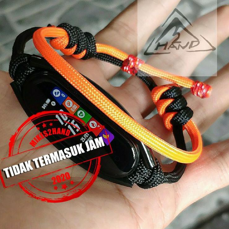 AP MIBAND 3 4 5 / AMAZFIT BAND 5 / SMARTBAND FitPro / M4 / M5 PARACORD - Simply ap V4I0