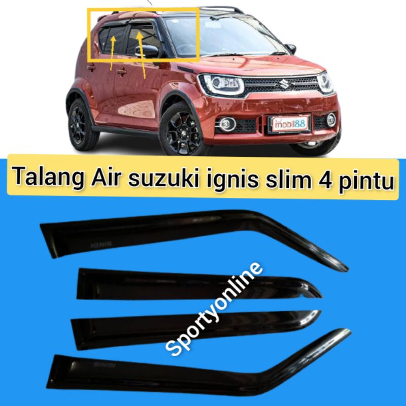 Talang air suzuki ignis slim