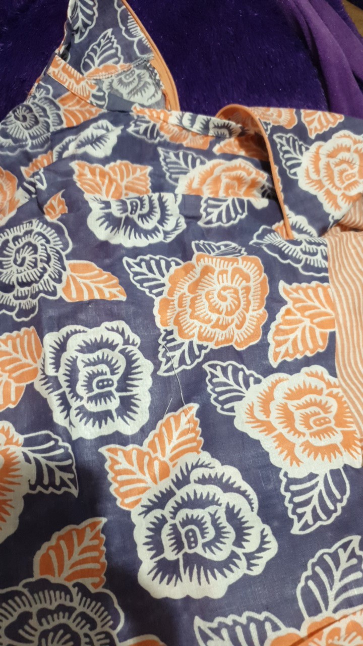 Tunik Batik Wanita Motif Bunga Soft