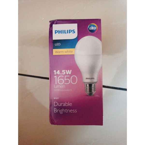 Lampu Philips les bulb 14.5 Watt Kuning Warm White 14W E27
