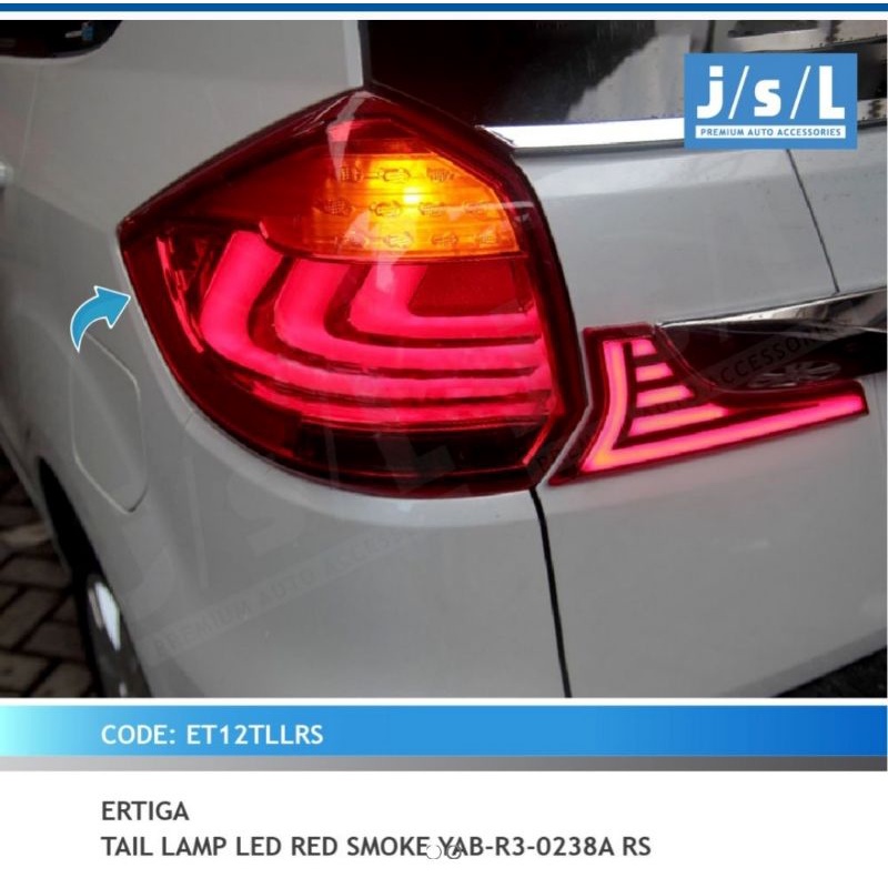 Ertiga stoplamp LED stop lamp smoke red smoke jsl