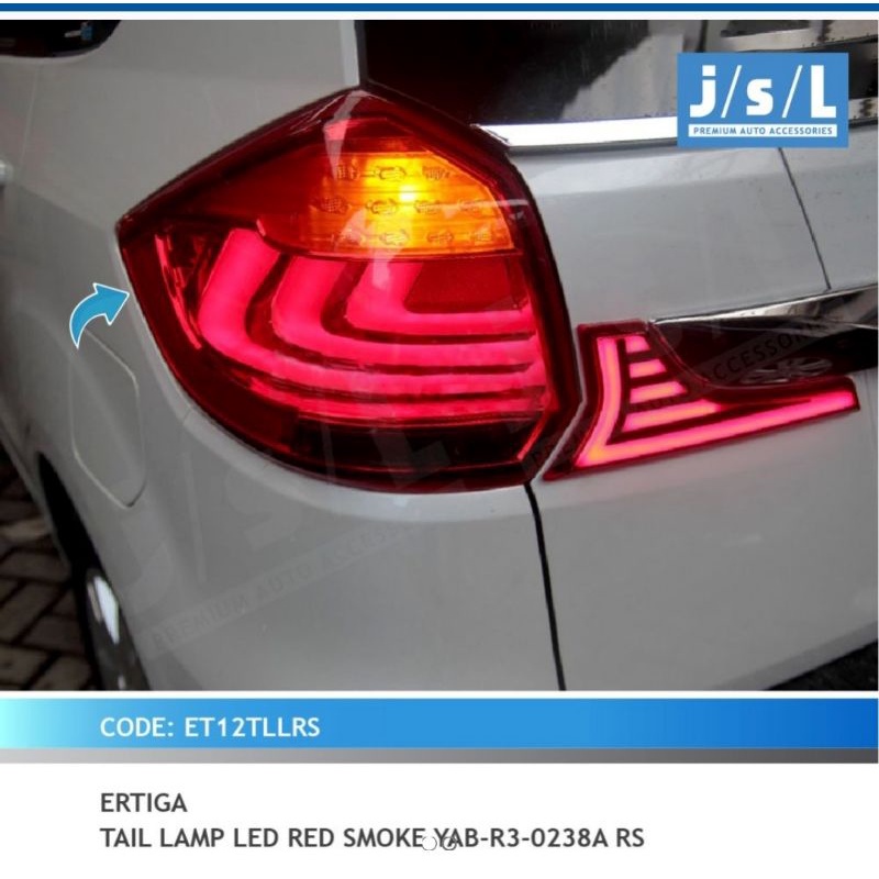 Ertiga stoplamp LED stop lamp smoke red smoke jsl