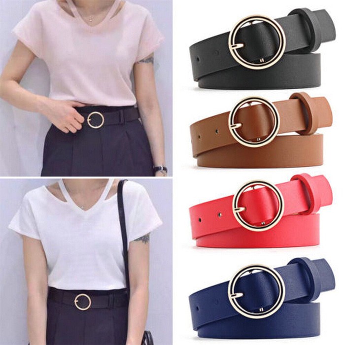 SQUARE BELT EKSLUSIF IKAT PINGGANG POLOS Gesper Remaja Ekslusif Women Belt