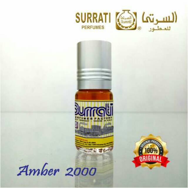 Amber 2000 ukuran 3ml Surrati Original