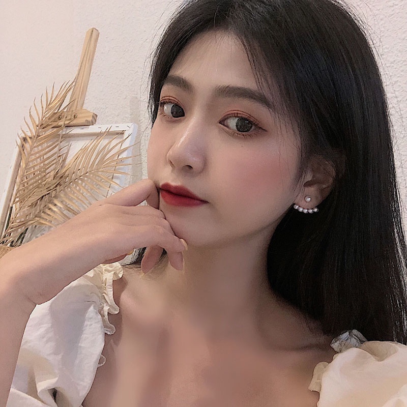 IFYOU Set Anting Stud Hias Mutiara Gaya Korea Untuk Wanita