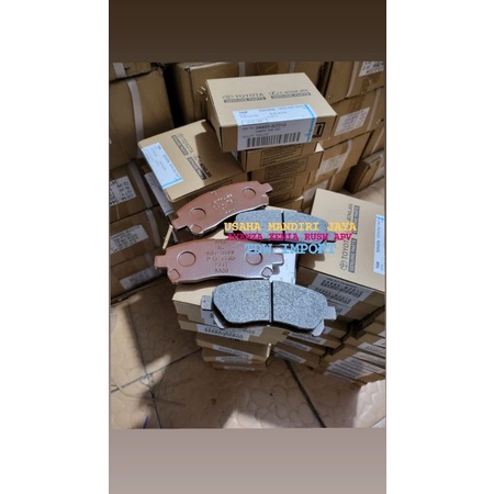 KAMPAS REM DEPAN BRAKE PAD TDW ORIGINAL IMPORT AVANZA XENIA RUSH APV