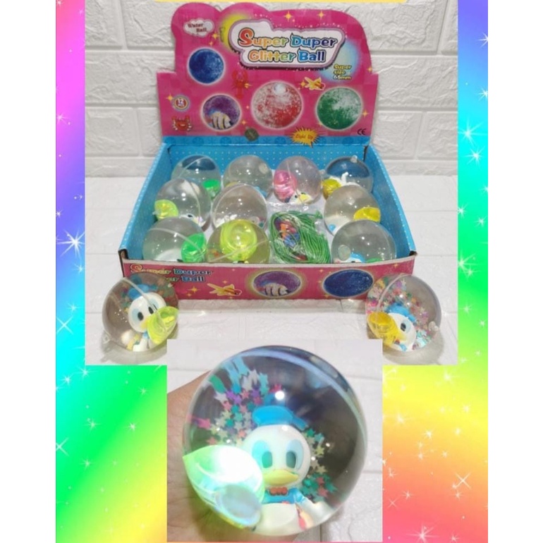 MAINAN BOLA BEKEL BESAR FULLSET KARAKTER 6,5 Cm