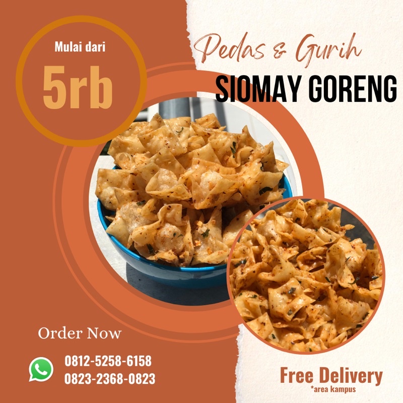

Siomay Goreng Mini (Pedas Daun Jeruk)