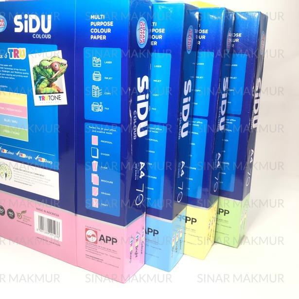 

➼ Kertas HVS Warna / Colour Paper Sinar Dunia (SiDU) A4 70gr Merah Muda ➢
