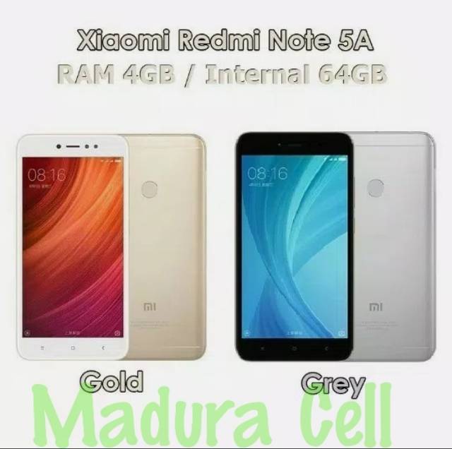 Xiaomi Redmi Note 5A Pro RAm 4GB ROM 64GB ORIGINAL GARANSI RESMI DISTRIBUTOR 1TAHUN