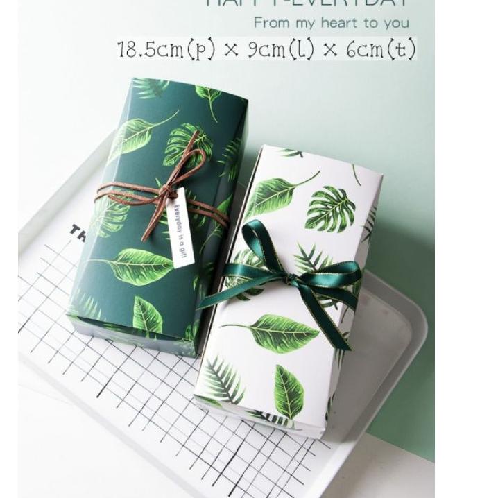 

Kotak cookies box kue hijau daun box lebaran