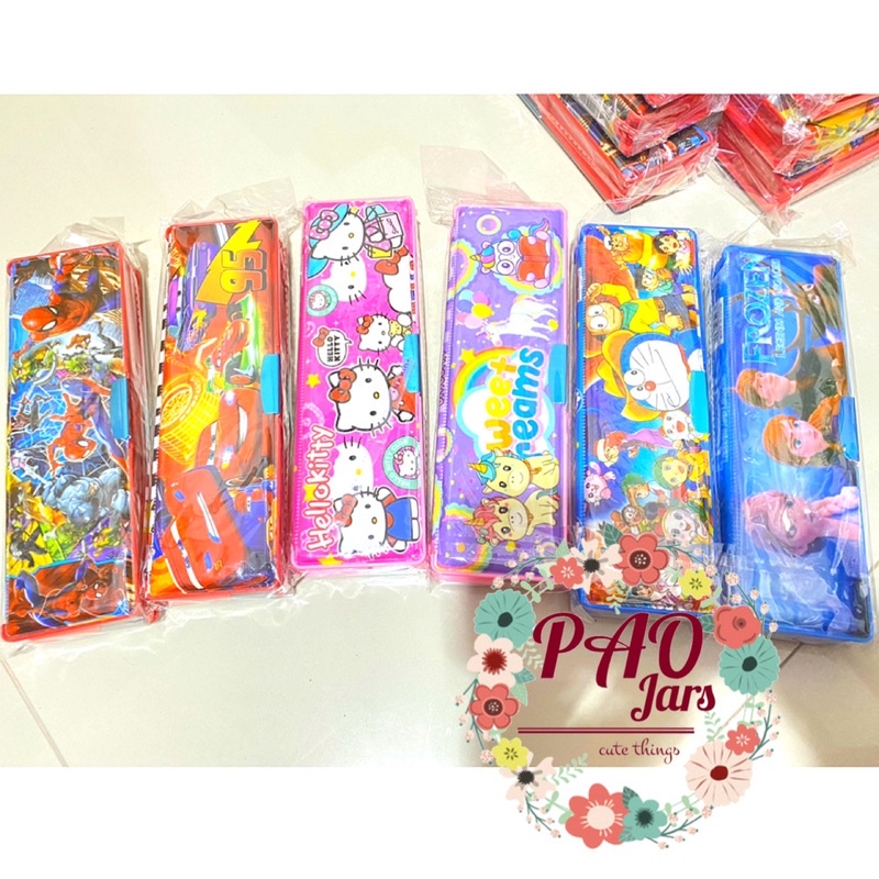 

Kotak pensil unicorn / tempat pensil frozen / kotak pensil anak cars / tempat pensil LOL
