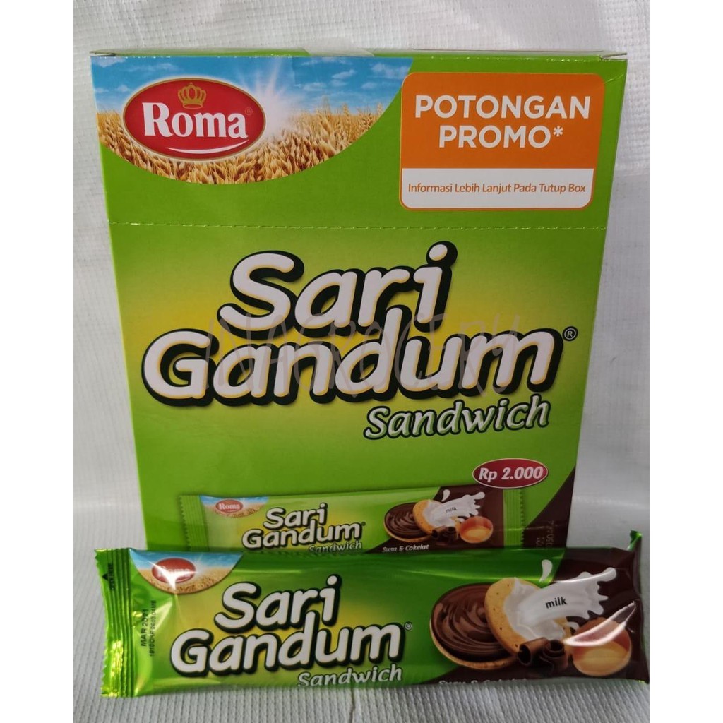 

ROMA SARI GANDUM BISCUIT 12pak x 39gr