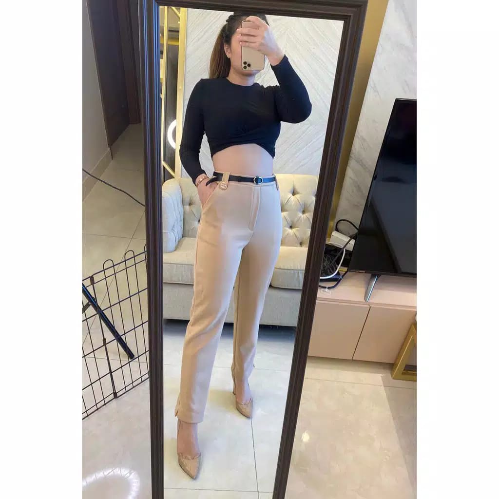 CELANA SCUBA PENSIL FREE BELT / CELANA SCUBA PANTS / CELANA SCUBA STYLE KOREA