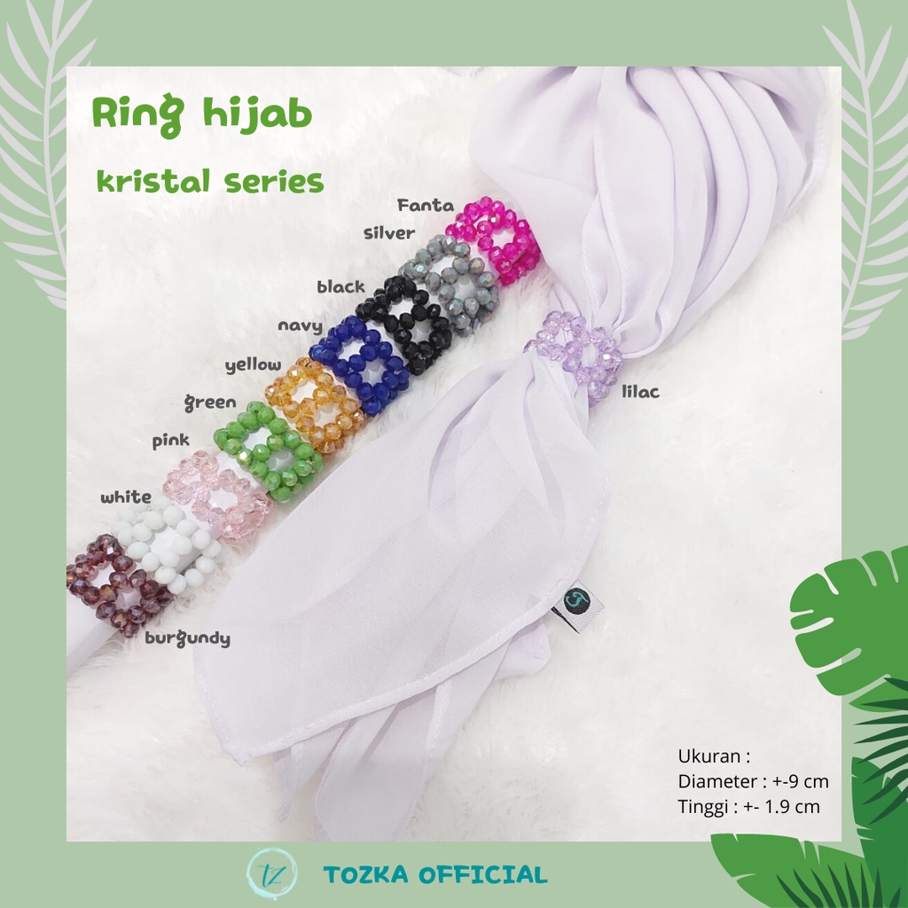 Ring hijab ethnic I Jilbab ring gesper I Aksesoris hijab