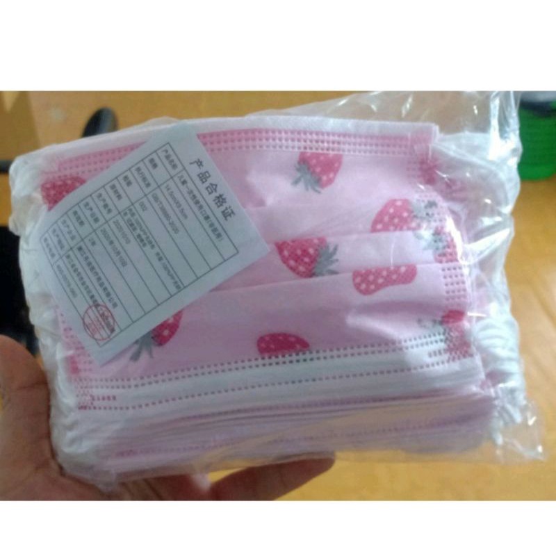 Masker 3 PLY isi 50 PCS Dewasa dan Anak