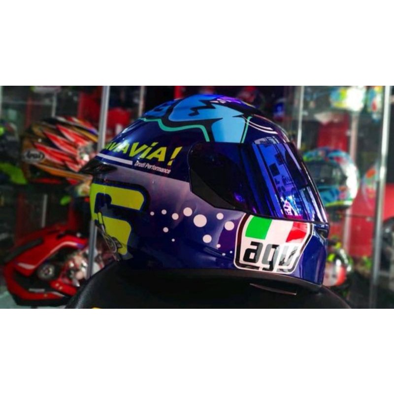 Jual Visor Iridium Blue AGV K3 SV Dan AGV K1 Indonesia