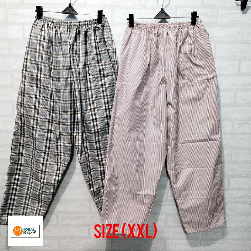 BIG SIZE CELANA HARIAN/TIDUR SUPER JUMBO (XXL) PRIA & WANITA MOTIF CELE