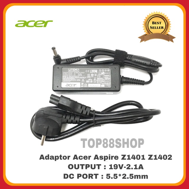 Adaptor Charger Original Laptop Acer Aspire One 14 Z1401 Z1402 Z1401