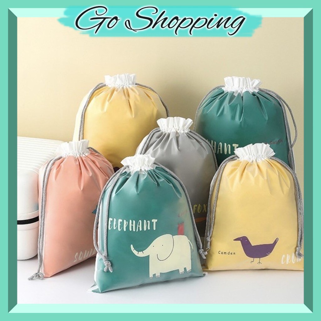 GO! PK058 P3 TRAVEL POUCH ORGANIZER ANIMAL SERBAGUNA TAS POUCH SERUT ANTI AIR MURAH COD