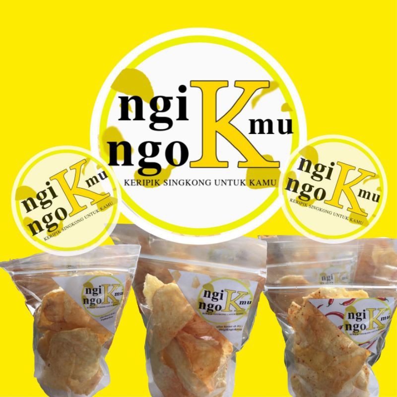 

NGINGOKMU keripik singkong geprek Malang rasa original