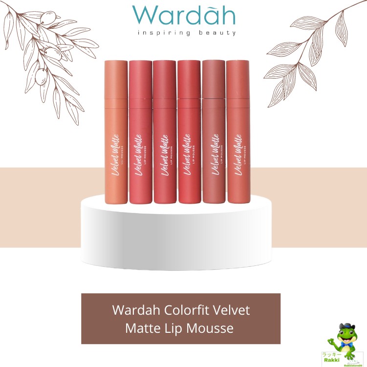 ❣️Rakkistore99❣️Wardah Colorfit Velvet Matte Lip Mousse 4g (100% Original)