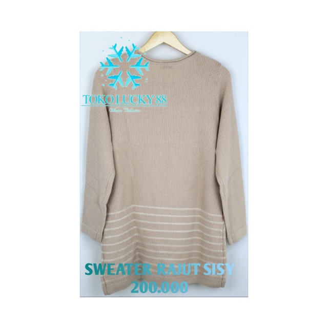 IMPORT BELI 2 GRATIS 1 Sweater Rajut Wool Musim Dingin Infinity Baju Winter Sissy