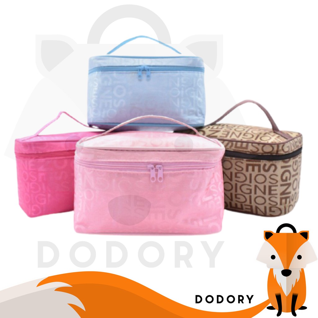 DODORY B112 Tas Kosmetik Pouch Make Up Travel Monopoly Tempat Penyimpanan Makeup