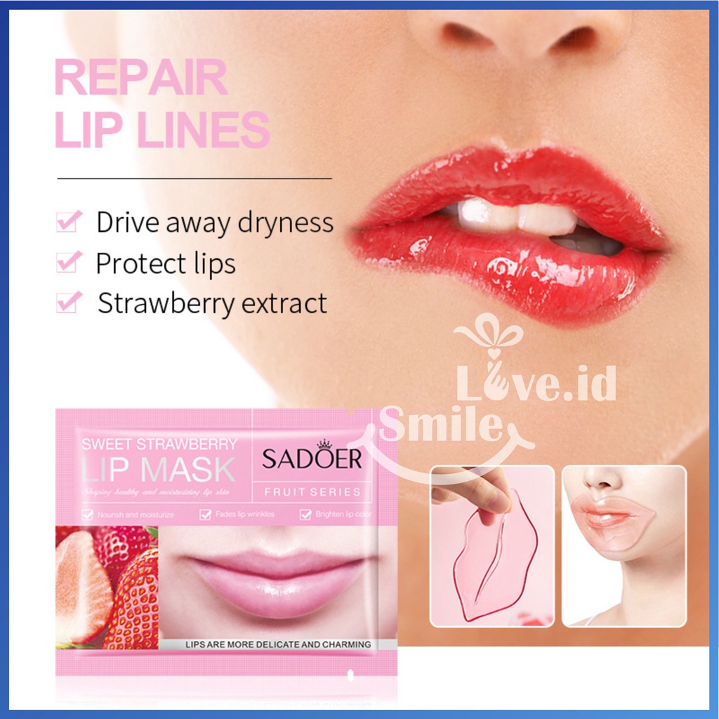 SADOER Lip Mask Collagen Nourish Fruit Lipmask Masker Bibir SAD05