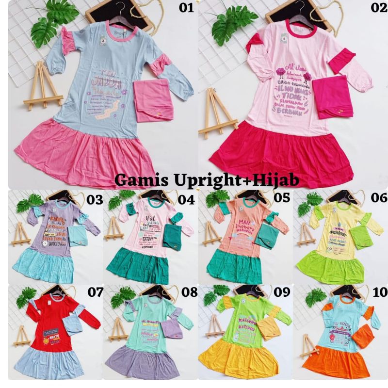 Gamis Brand Upright Size 10T Gamis Anak Lucu Gamis Muslimah