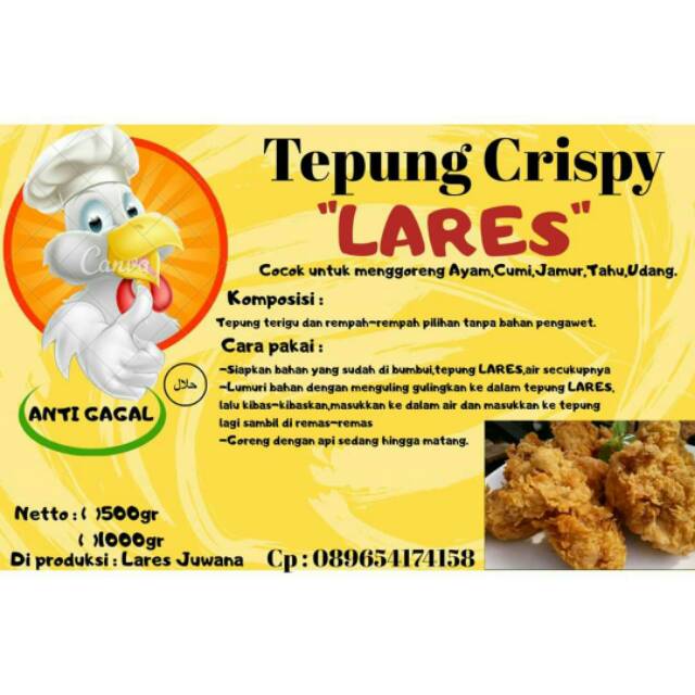 

Tepung Bumbu Crispy Anti Gagal // Kemasan 500 gram