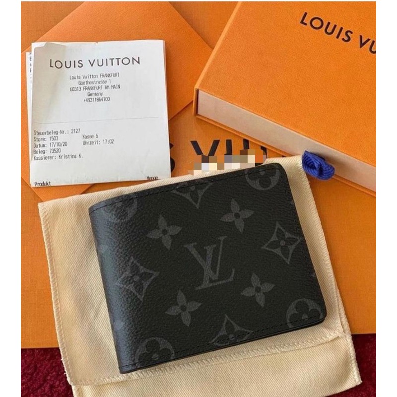 PRELOVED Louis Vuitton Monogram Slender Wallet Men