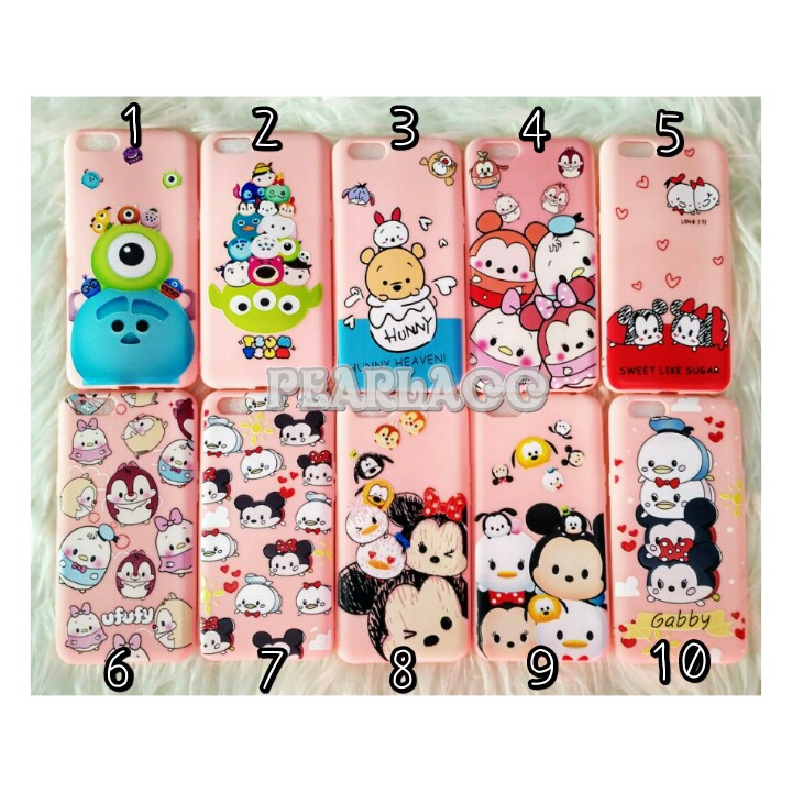 Samsung J2 Pro Softcase Tsumtsum Pinky TERBARU
