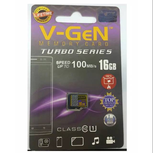 MicroSD V-Gen 16GB turbo 10Class / memori  /micro sdcard catd