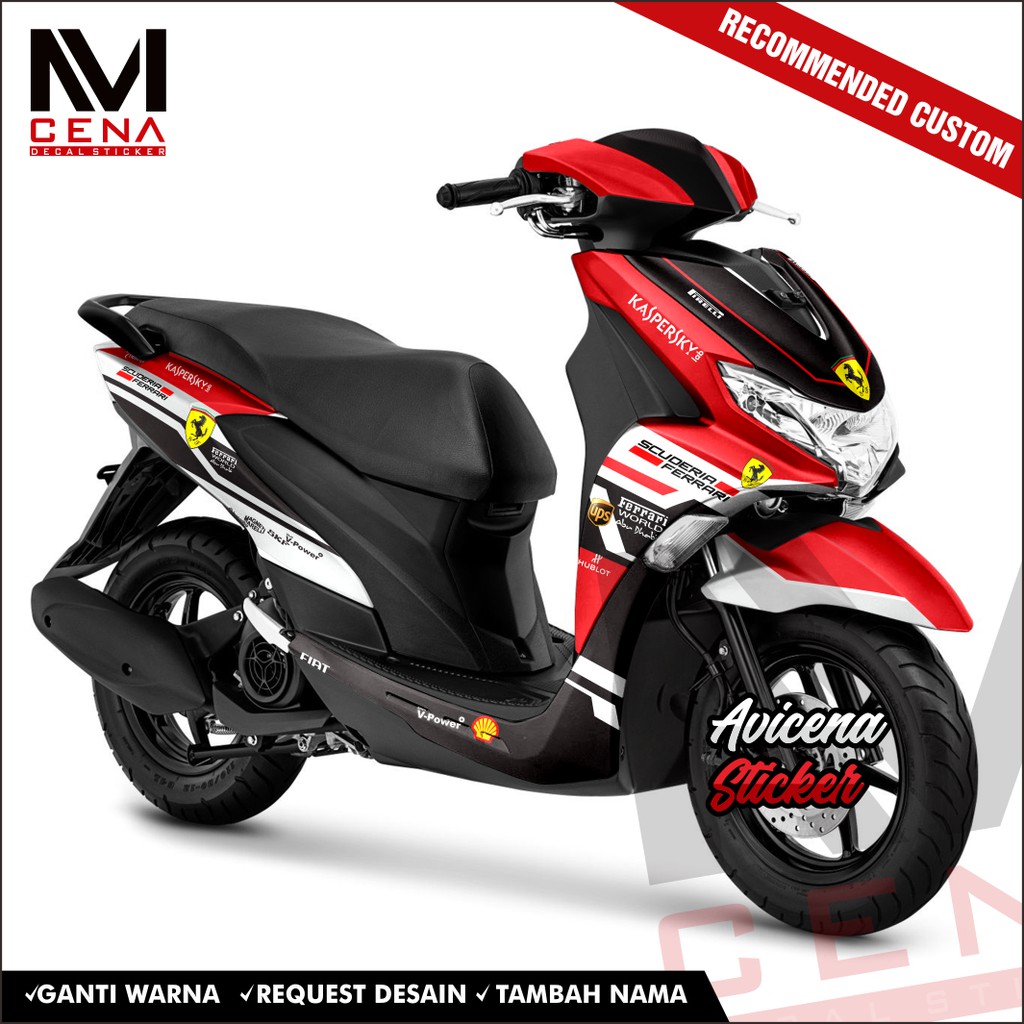 Sticker Decal Yamaha Freego Decal Sticker Freego Sticker Striping Decal Freego Full Body fer