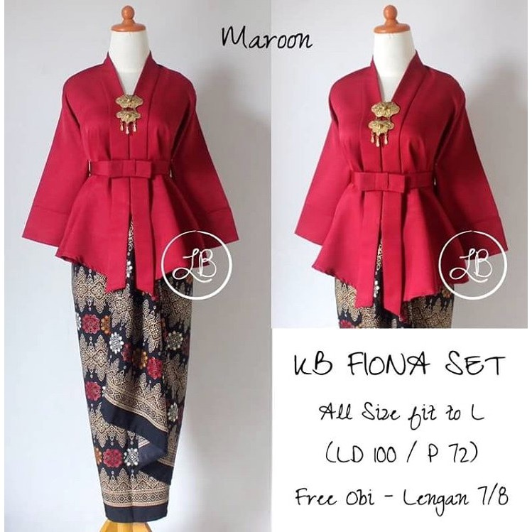 KEBAYA KUTUBARU Model Fiona / KEBAYA MODERN
