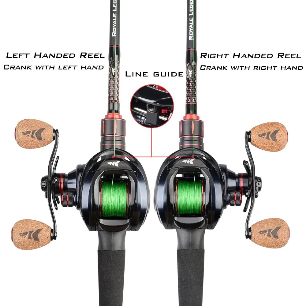 Grab Medan REELSKING GLE201 Reel Pancing Baitcasting 11+1 Ball Bearing 6.3:1 Left Hand