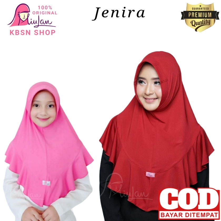 COD- Jilbab Bergo JENIRA Miulan-ORIGINAL-3-7 tahun-ORIGINAL-kerudung hijab/KODE G E  / kbsn cod READ