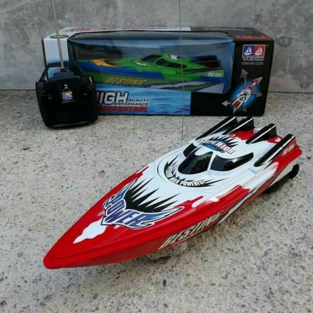 RC RACING BOAT - MAINAN REMOTE CONTROL PERAHU BOAT ANAK EDUKATIF